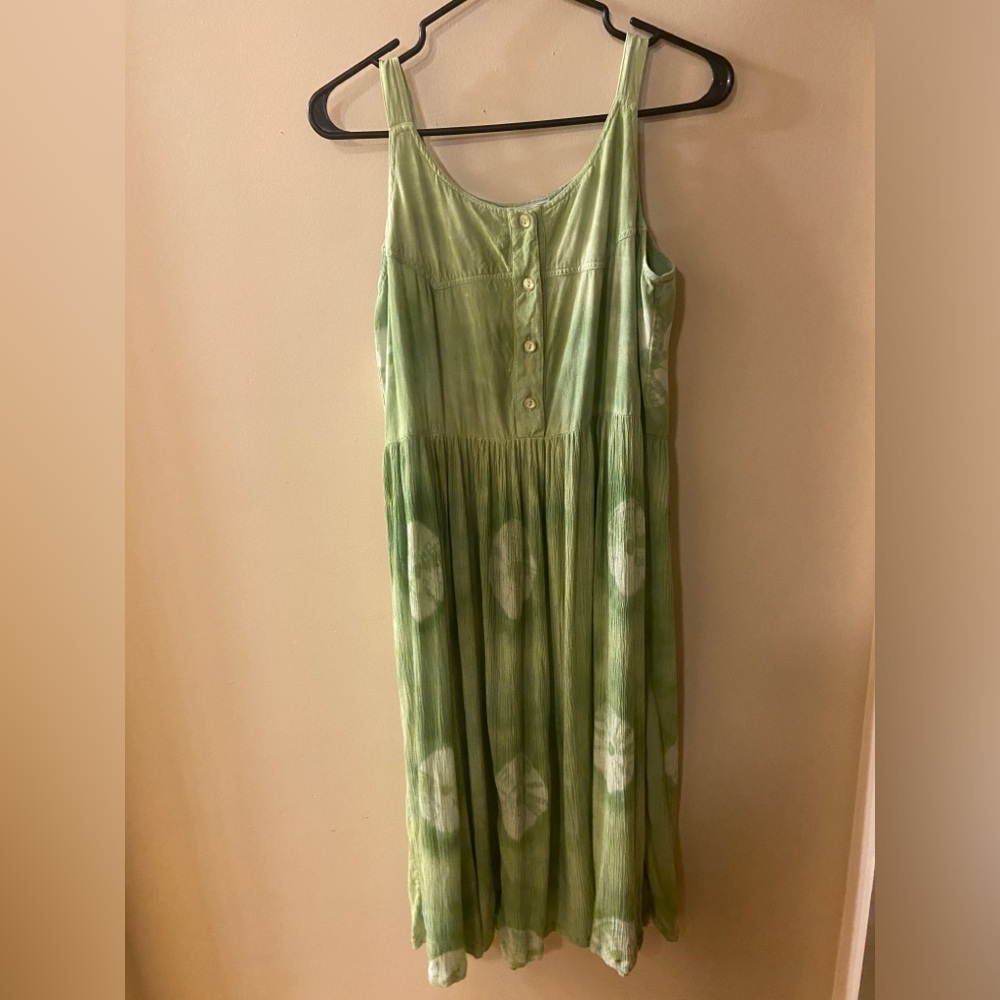 Tie Dye Sleeveless Long Sundress